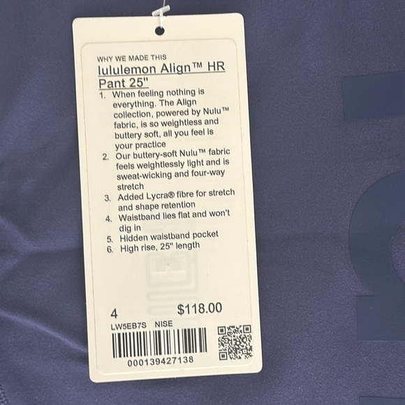 lululemon Align™ High-Rise Pant 25"
Graphic - Picture 6 of 8
